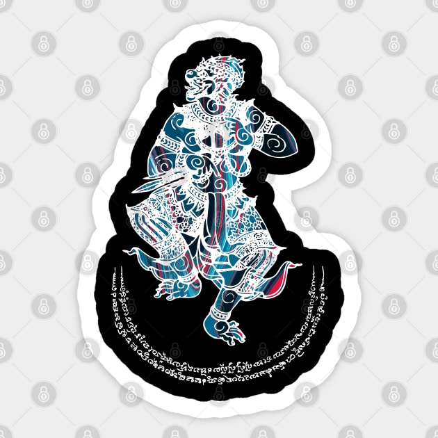 Thailand Hanuman - Figure Of Spiritual Good Fortune Sticker by VintCam